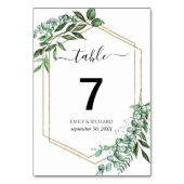 Eucalyptus Frame Tafelnummer (Achterkant)