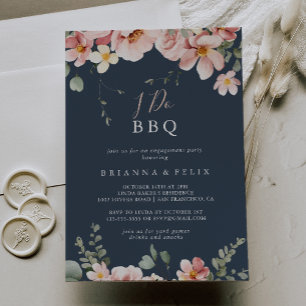 Eucalyptus Garden Floral I Do BBQ Verlovingsfeest Kaart