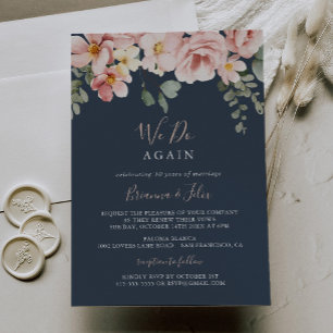 Eucalyptus Garden Floral We doen opnieuw gelofte v Kaart