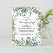Eucalyptus Garden Housewarming Party Kaart (Staand voorkant)