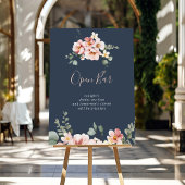 Eucalyptus Garden Roos Bloemen Huwelijk Open Bar Poster