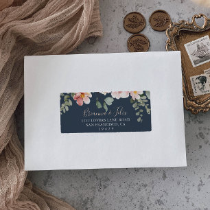 Eucalyptus Garden Roos Bloemen Huwelijk RSVP Adres Etiket