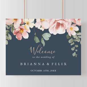 Eucalyptus Garden Roos Bloemen Huwelijk Welkom Tek Poster