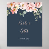 Eucalyptus Garden Roos Bloemen Kaarten en Geschenk Poster (Voorkant)