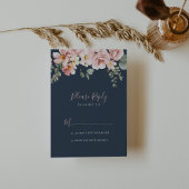 Eucalyptus Garden Roos Floral RSVP Kaartje