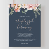 Eucalyptus Garden Roos Floral Unplugged Ceremony Poster