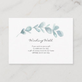 Eucalyptus garden-waterverf | Wenskaart Informatiekaartje