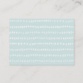 Eucalyptus garden-waterverf | Wenskaart Informatiekaartje (Achterkant)