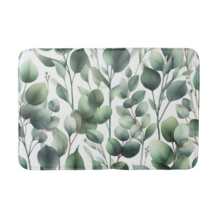 Eucalyptus Gedempte Groene Bladeren Badmat