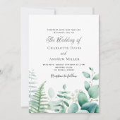 Eucalyptus geenery woodland veertrouwerij kaart (Voorkant)