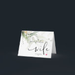 Eucalyptus gelukkige eerste verjaardag als geschen kaart<br><div class="desc">Deze leuke gelukkige verjaardag als mijn vrouw Kaart,  is een leuke manier om de verjaardag van je nieuwe vrouw te vieren!</div>