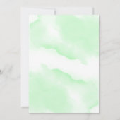 Eucalyptus Gender Neutraal Oh Baby shower Kaart (Achterkant)