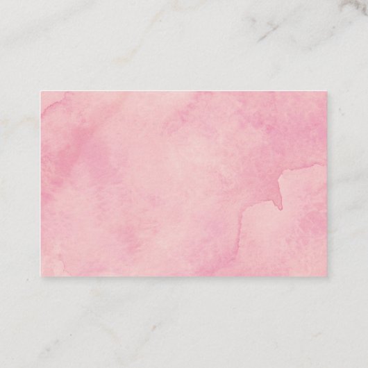 Eucalyptus Gentle roze counseling Ministry Visitekaartje (Achterkant)