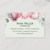 Eucalyptus Gentle roze counseling Ministry Visitekaartje (Voorkant)
