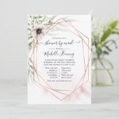 Eucalyptus Geometric Baby shower by Mail Kaart (Staand voorkant)