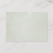 Eucalyptus Geometric Baby shower Display Shower Informatiekaartje (Achterkant)