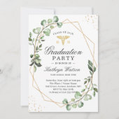 Eucalyptus Geometric Nursing School Afstuderen Kaart (Voorkant)