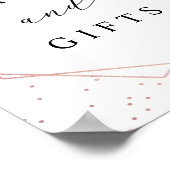 Eucalyptus Geometric Roos Gold Foil Weddenschap Poster (Hoek)