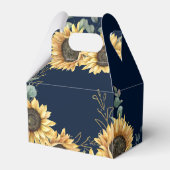 Eucalyptus Geometric Sunflower Vrijgezellenfeest Bedankdoosjes (Achterkant)