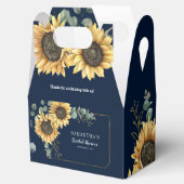 Eucalyptus Geometric Sunflower Vrijgezellenfeest Bedankdoosjes (Geopend)