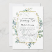 Eucalyptus Geometric Virtueel Vrijgezellenfeest pe Kaart (Voorkant)