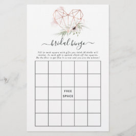 Eucalyptus Geometric Vrijgezellenfeest Bingo