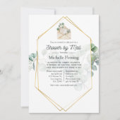 Eucalyptus Geometric Vrijgezellenfeest by Mail Kaart (Voorkant)