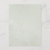 Eucalyptus Geometric Wedding Guest Details Informatiekaartje (Achterkant)