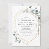 Eucalyptus Geometrische bevestiging Kaart (Voorkant)