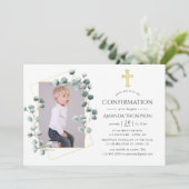 Eucalyptus Geometrische bevestiging Kaart (Staand voorkant)