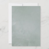 Eucalyptus Geometrische Virtuele Baby Shower per P Kaart (Achterkant)