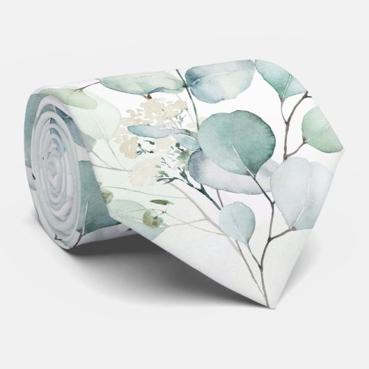 Eucalyptus gepersonaliseerd stropdas (Opgerold)