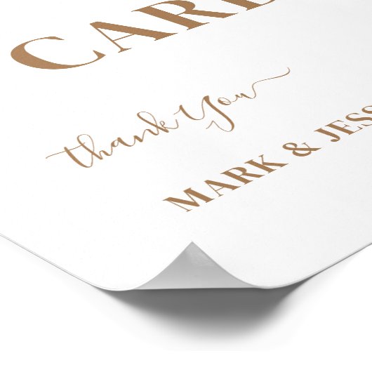 Eucalyptus Geschenken & Kaarten Teken Poster (Hoek)