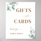 Eucalyptus Geschenken & Kaarten Teken Poster (Voorkant)