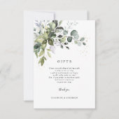 Eucalyptus Gifts Registry Card Kaart (Voorkant)