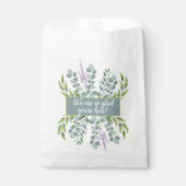 Eucalyptus Glad You are here Weduwbericht Bedankzakje (Voorkant)