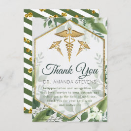 Eucalyptus Glitter Greenery Doctor Hartelijk dank Bedankkaart