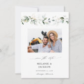 Eucalyptus Gloed Foto Opslaan Datum 2 Save The Date (Voorkant)