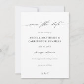 Eucalyptus Gloed Foto Opslaan Datum Save The Date (Achterkant)