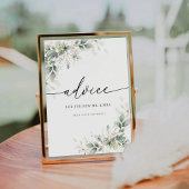 Eucalyptus Gold adviesbord Reclamebord Met Voetstuk