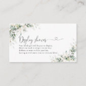 Eucalyptus Gold Baby shower Behuizing Kaart (Voorkant)