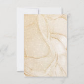 Eucalyptus Gold ballon Baby shower Hartelijk dank Bedankkaart (Achterkant)