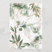 Eucalyptus Gold Boho Circles Pampas Vrijgezellenfe Kaart (Achterkant)