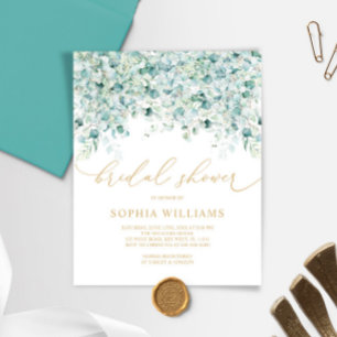 Eucalyptus & Gold Bridal Shower