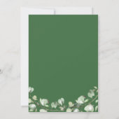 Eucalyptus Gold Geometric Change the Date Kaart (Achterkant)