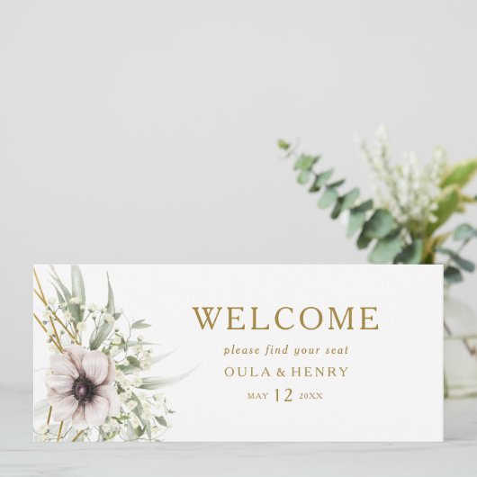 Eucalyptus Gold Geometric Hanging Seader (Staand voorkant)