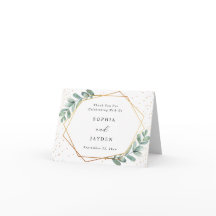 Eucalyptus Gold Geometric Weddenschap