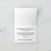 Eucalyptus Gold Glitter bedankje gevouwen Bedankkaart (Binnen)