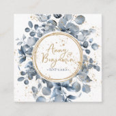Eucalyptus Gold Glitter Code 01 - RSVP 3 Informatiekaartje (Voorkant)