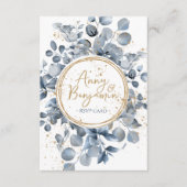 Eucalyptus Gold Glitter Code 01 - RSVP 3 Informatiekaartje (Voorkant)